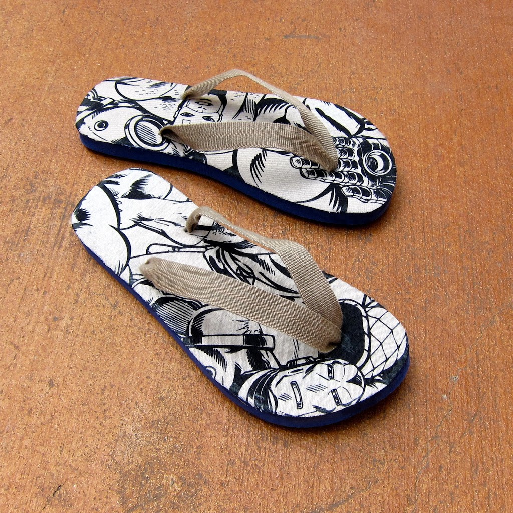 Flip Flop Refashion with Fabric Scraps and Mod Podge - Page 3 of 3 - Morena's Corner