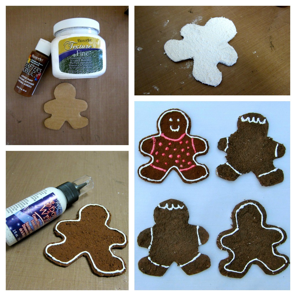 DIY Family of Gingerbread Men Ornaments Morena's Corner