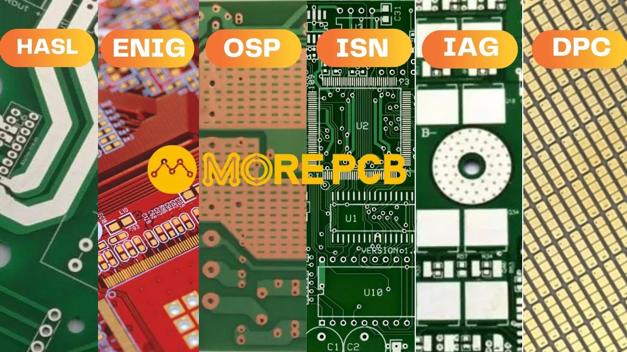 Top 10 PCB Surface Finishes Pros, Cons, and Comparisons MorePCB