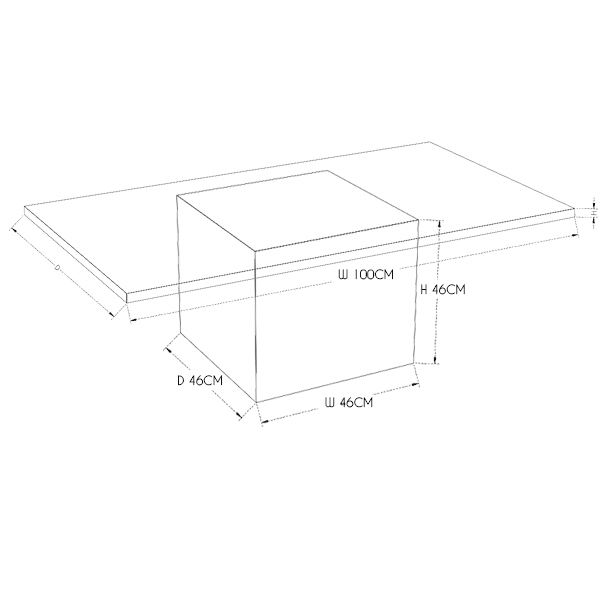 Industrial Rectangular Coffee Table More Production Ltd