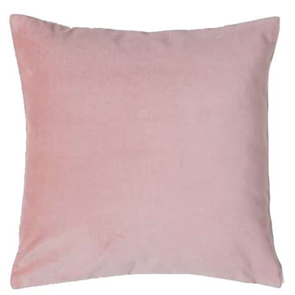 50cm Baby Pink Velvet Cushion More Production Ltd