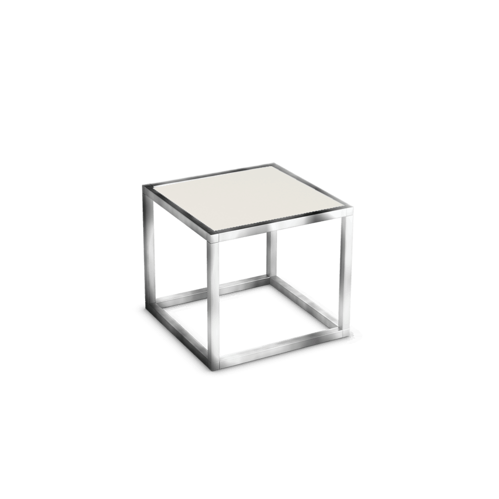 Reflections Square Coffee Table with White Top More Production Ltd