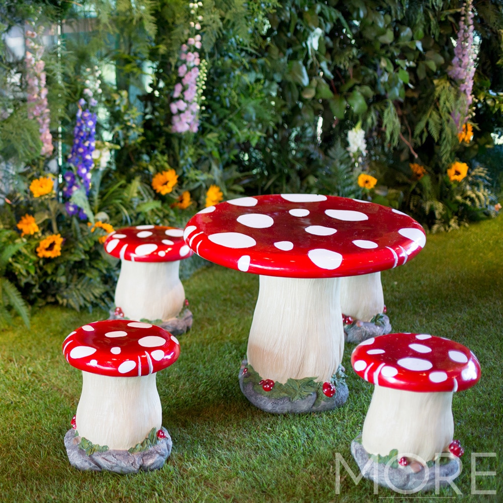Mushroom Stool and Table Set More Production Ltd