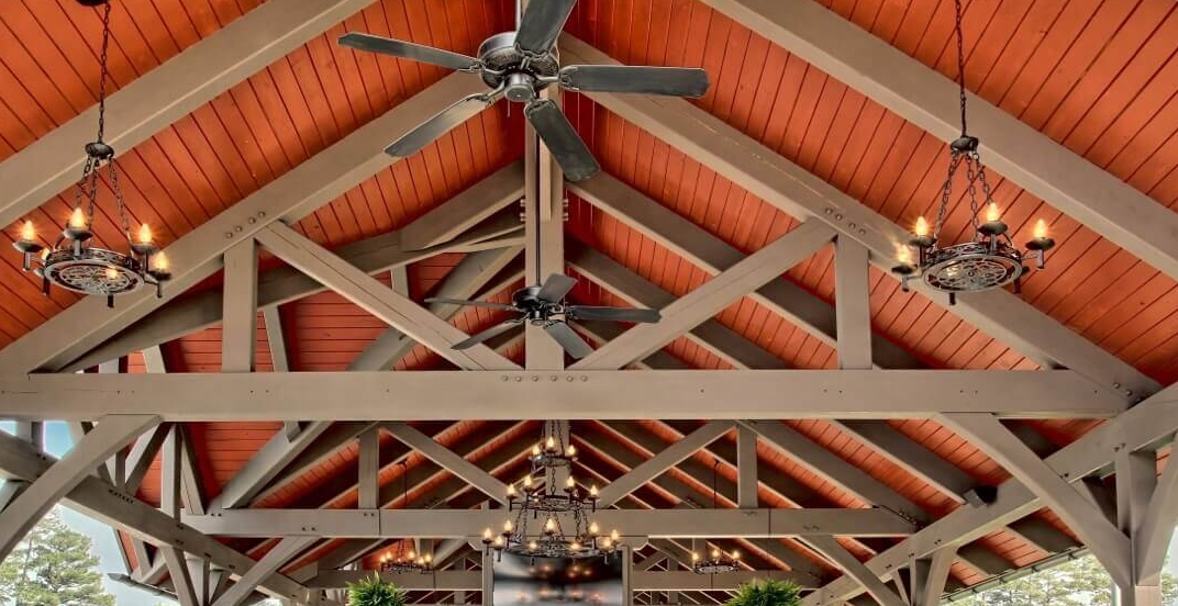 Open Beam Truss Ceiling Shelly Lighting