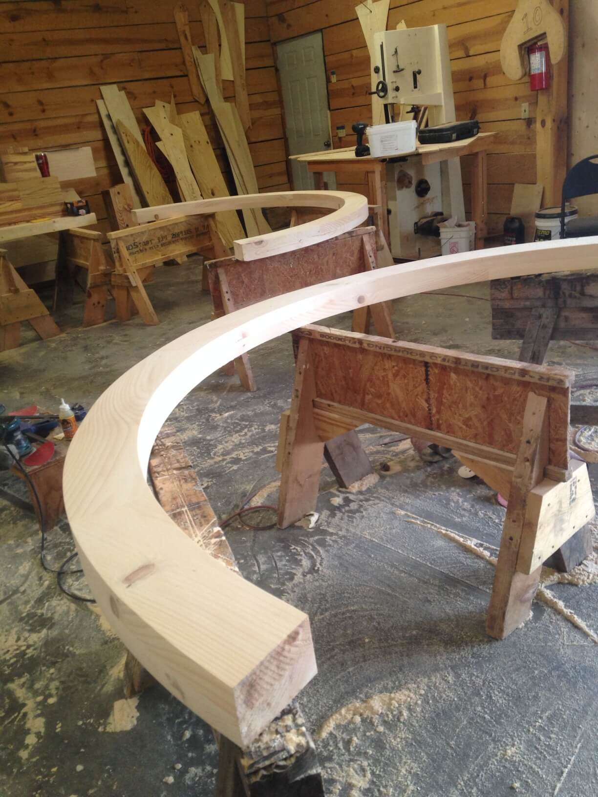 Curved timbers in timber frame structures by MoreSun
