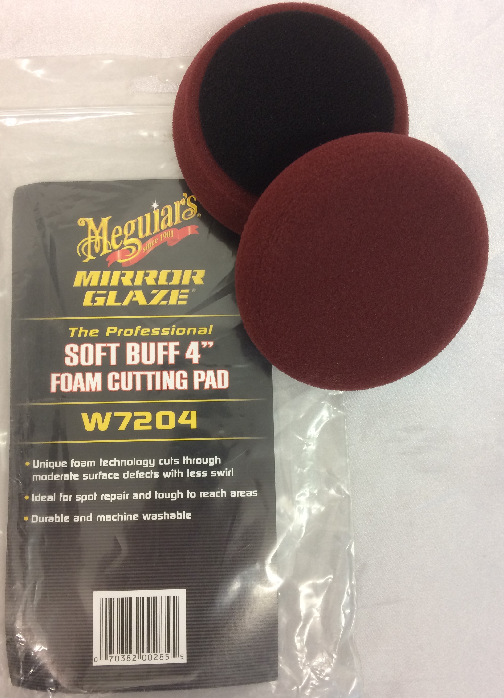 Meguiars W7204 4" Soft Buff Cutting pad Morethanpolish Ltd