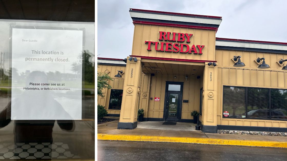 Goodbye Ruby Tuesday. Ruby Tuesday in Plymouth Meeting has closed
