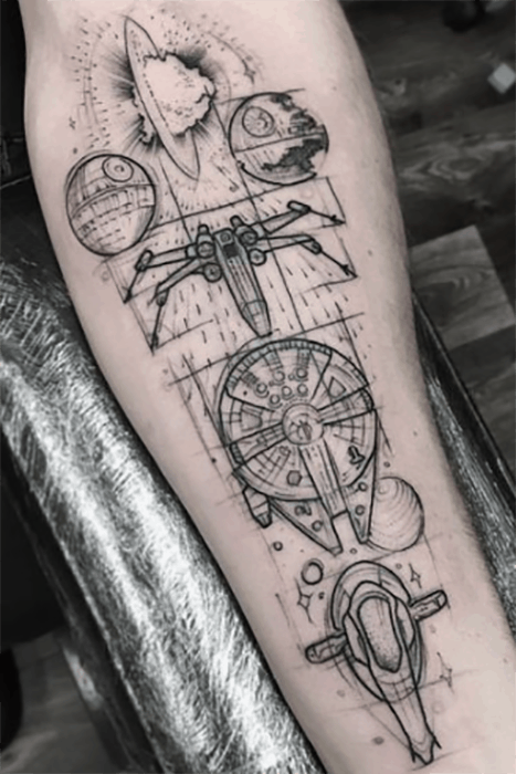 24 Amazing Star Wars Tattoos - More Than Thursdays 700_x_467_png