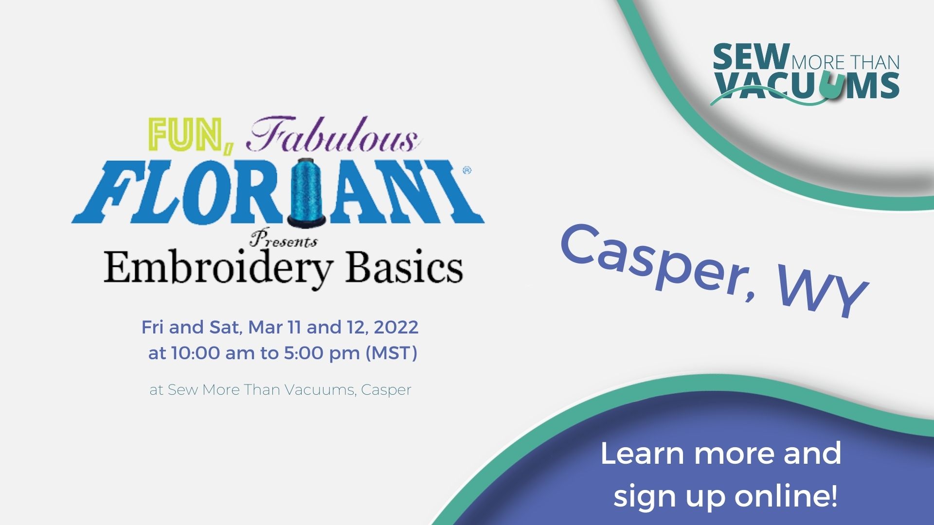 Floriani Embroidery Basics Sew More Than Vacuums