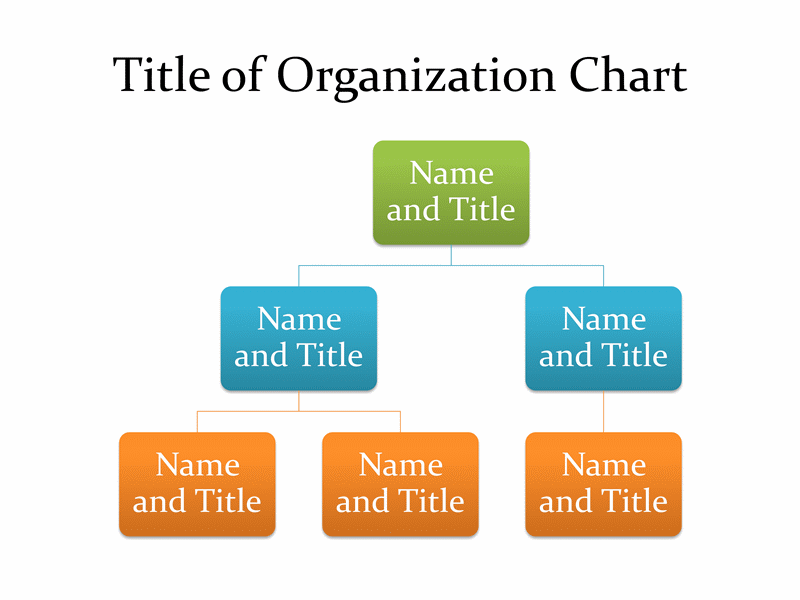 Basic Organization Chart Business Charts Templates