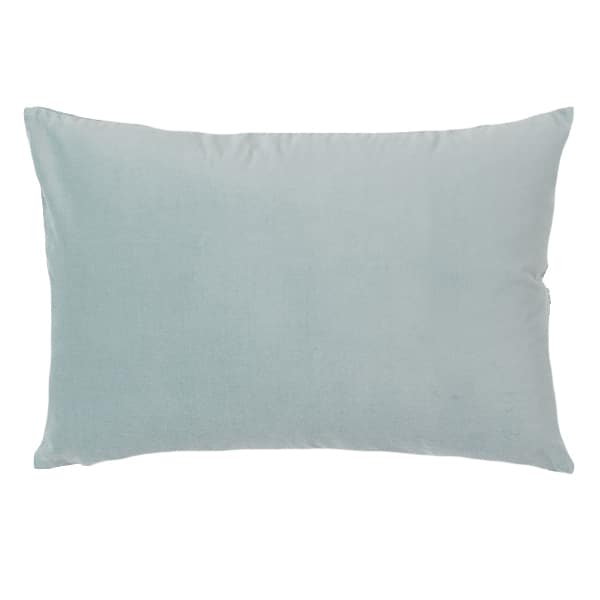 Rectangular Duck Egg Velvet Cushion More Weddings