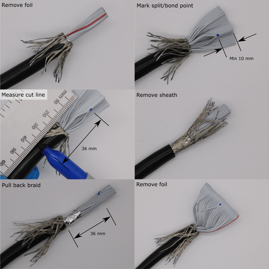 Cable Preparation openUST