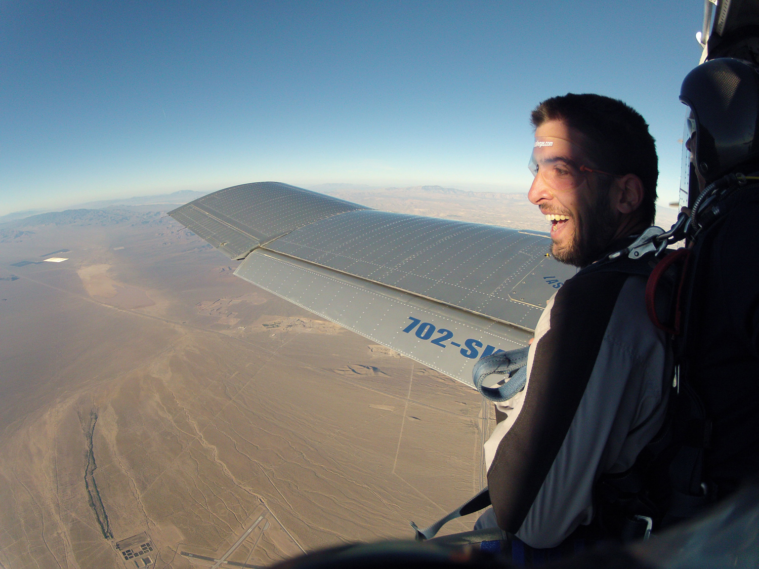Jour 16 Saut en parachute audessus de Las Vegas Les voyages de