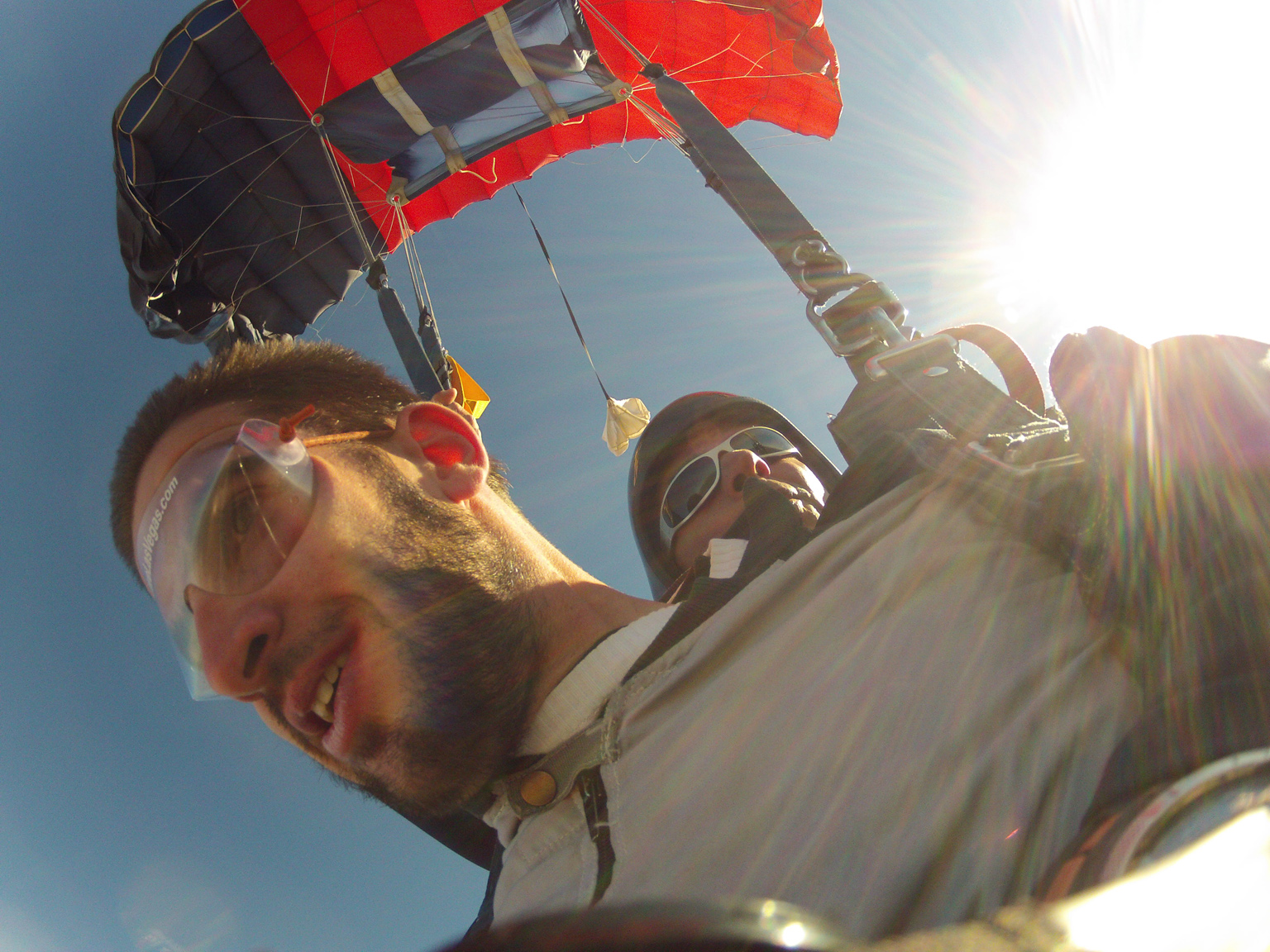 Jour 16 Saut en parachute audessus de Las Vegas Les voyages de