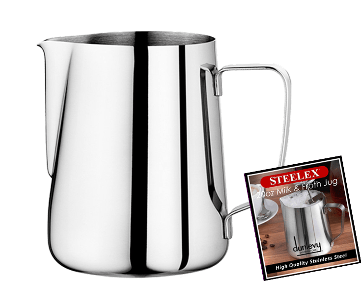 Steelex Stainless Steel Milk Frothing Jug of Harrogate