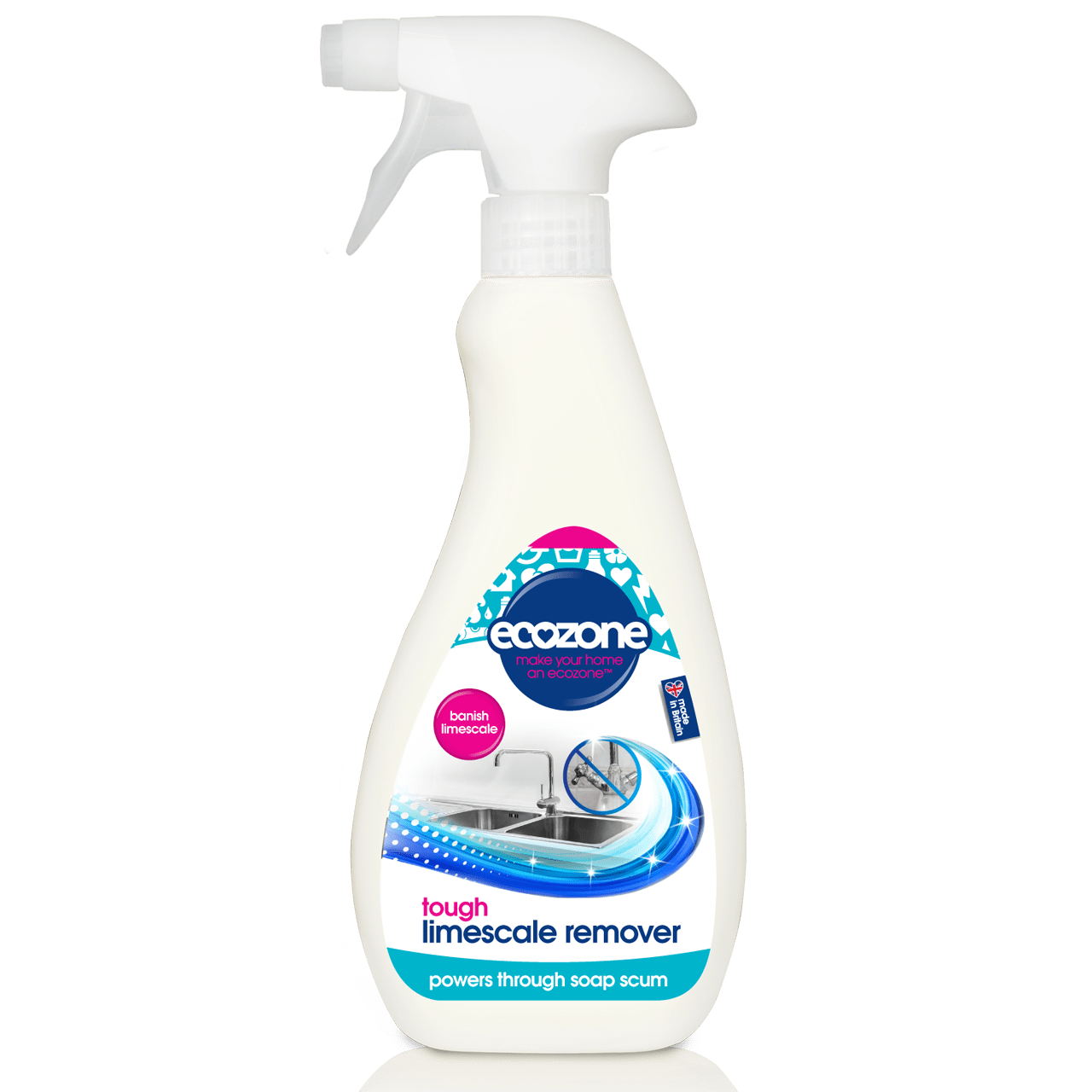 Ecozone Tough Limescale Remover Spray 500ml of Harrogate