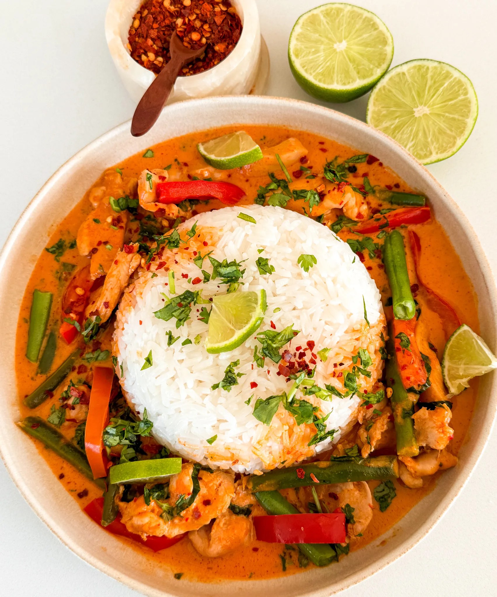 Thai Red Curry with Chicken Moribyan