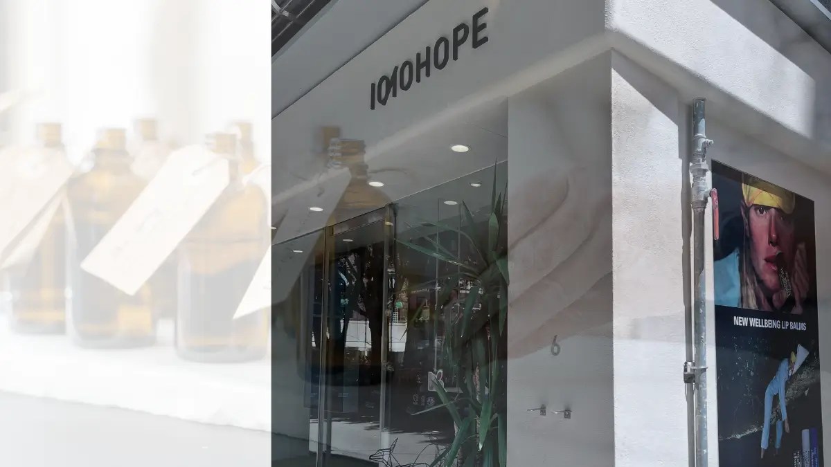 1010Hope東門永康門面，並以香氛手作圖合併製成一張圖片
