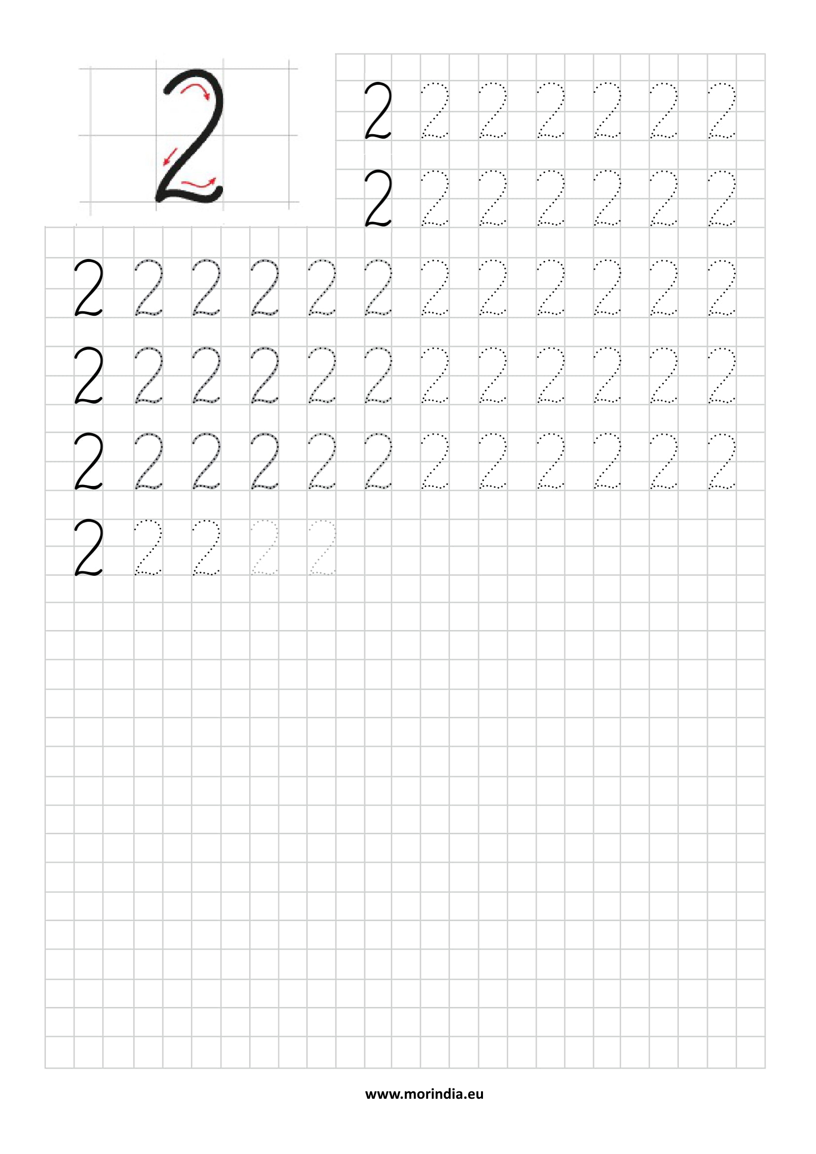 Formularze do nauki pisania cyfr Morindia cwicz pisanie cyfr