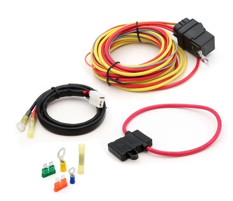 Spal Fan Wiring Harness with Relay DEW32SPFRH Morin Performance
