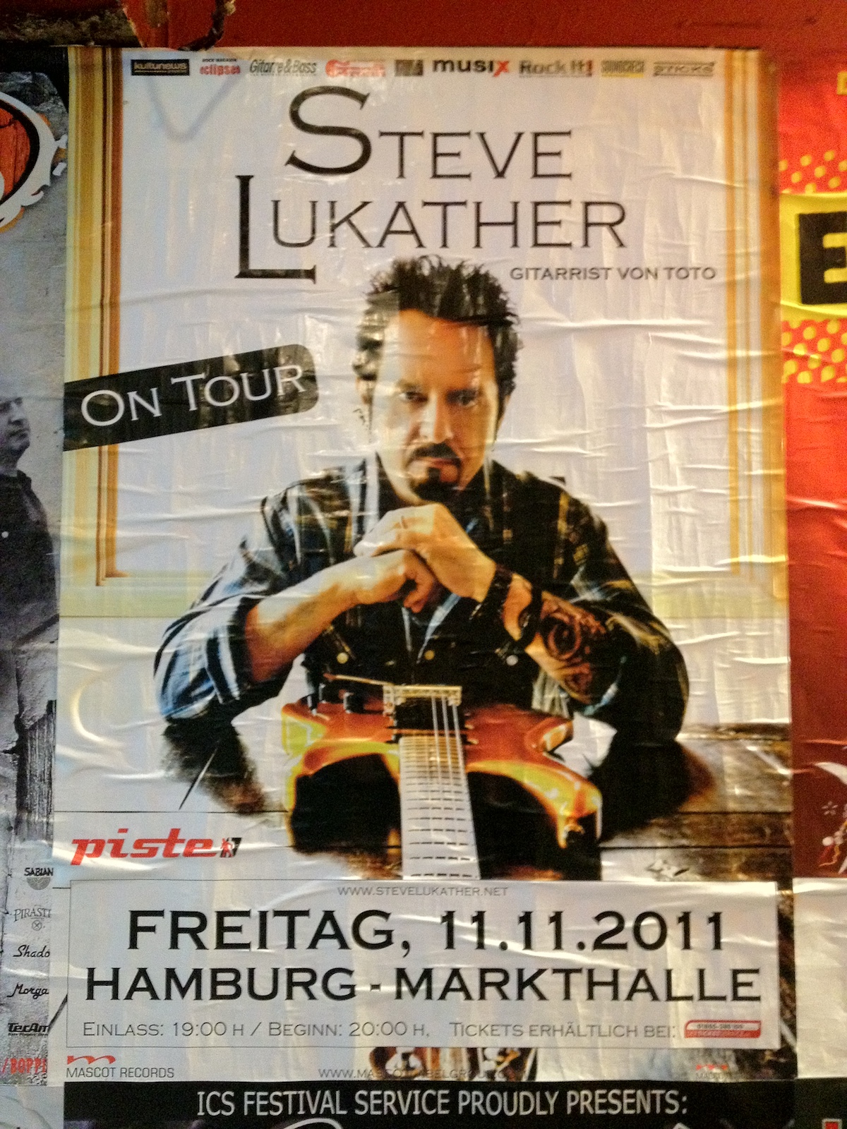 Steve Lukather live at Markthalle Hamburg