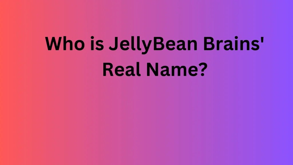 Who is JellyBean Brains' Real Name? Maryland News