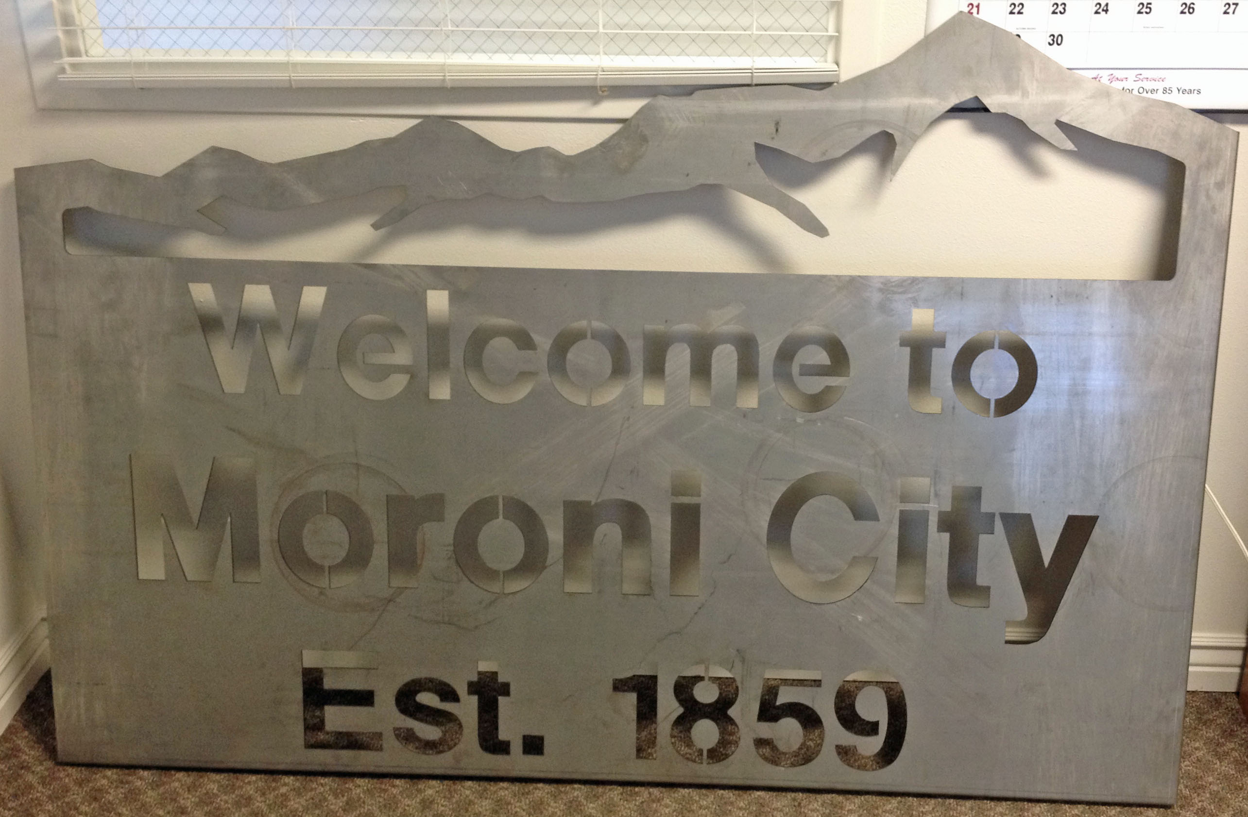 Moroni City Entrance Signs Moroni City