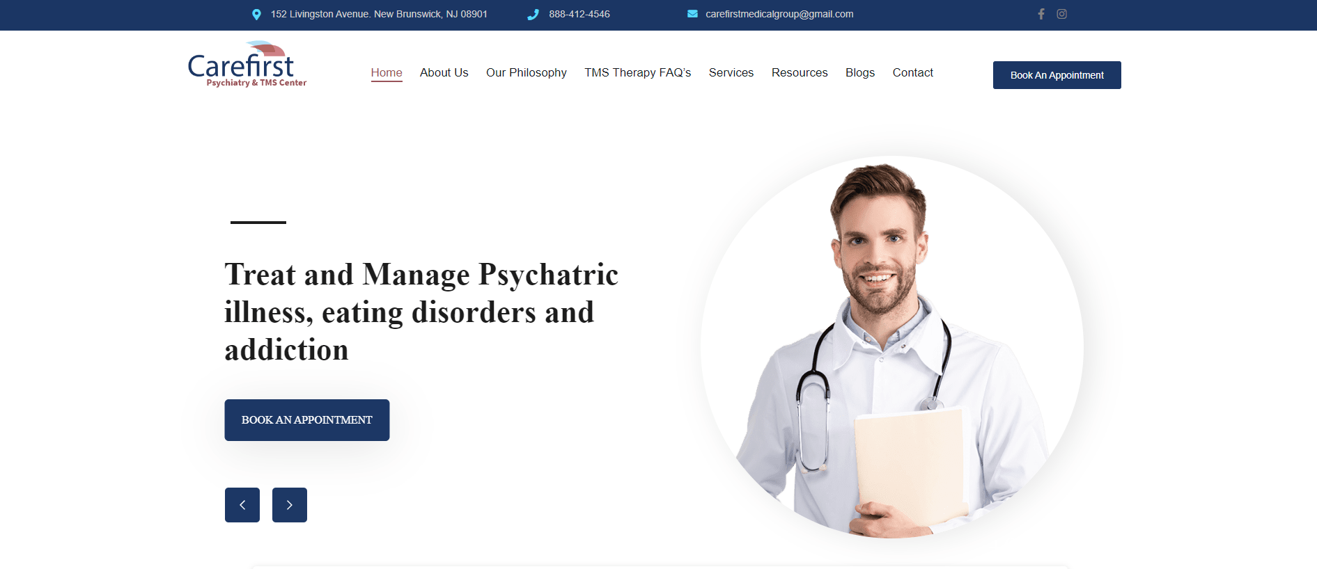 Carefirst Psychiatry and TMS Center Your Tech & Growth Partner