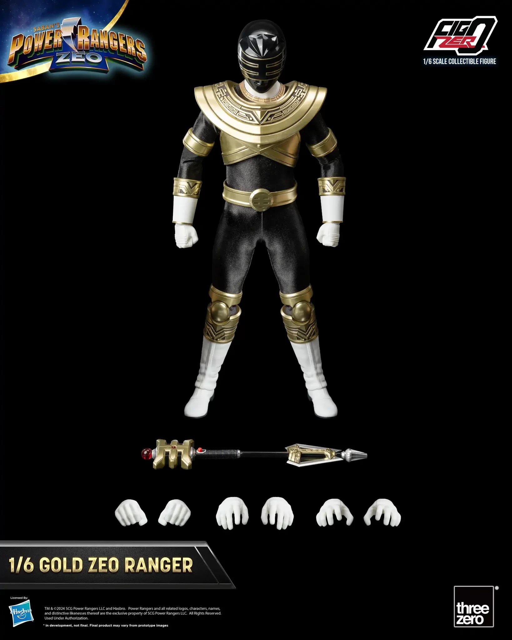 Threezero Power Rangers Zeo Gold Ranger Figure Available for Preorder