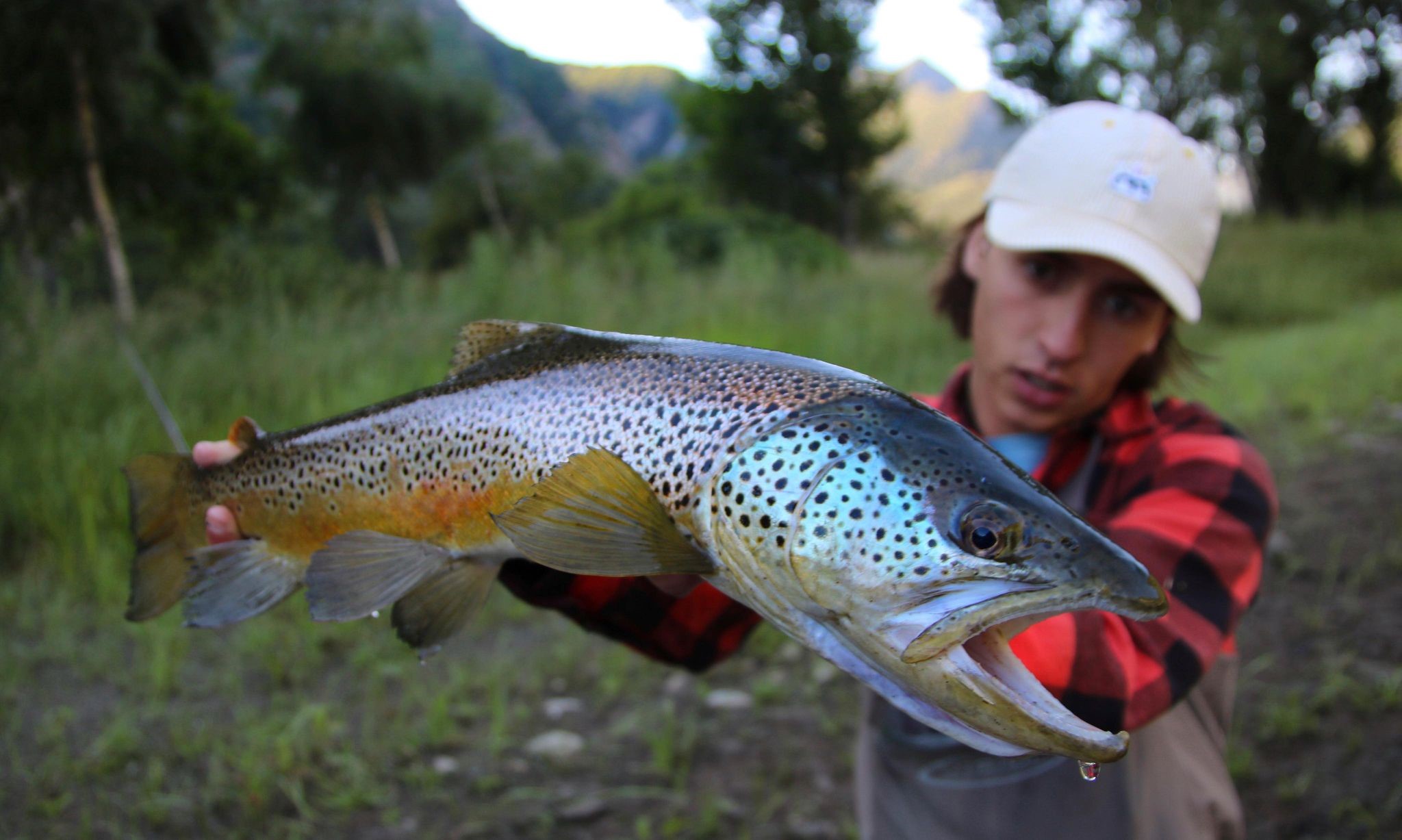 Fishing a spoon French Touch Tackle