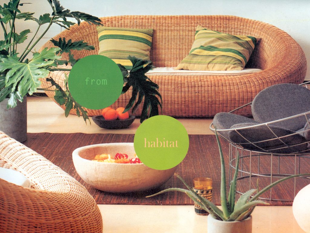 ‘Pod’ Rattan Armchair & Sofa by Morph for Habitat m o r p h