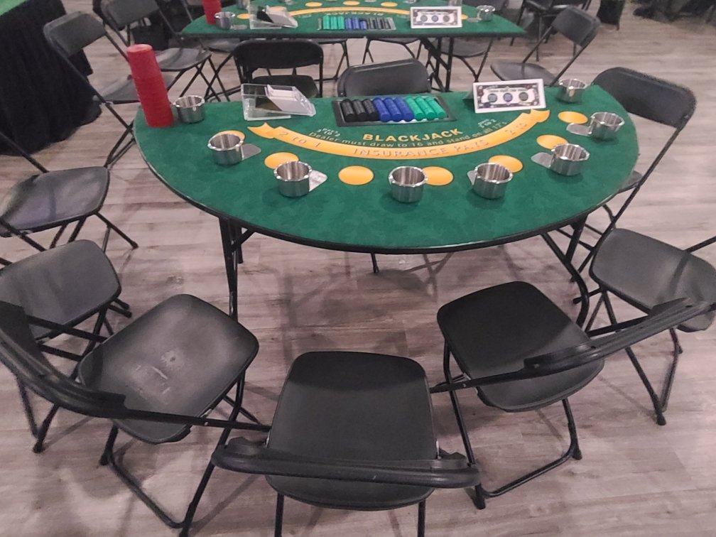 Blackjack Table Rentals Quad Cities Moline, IL