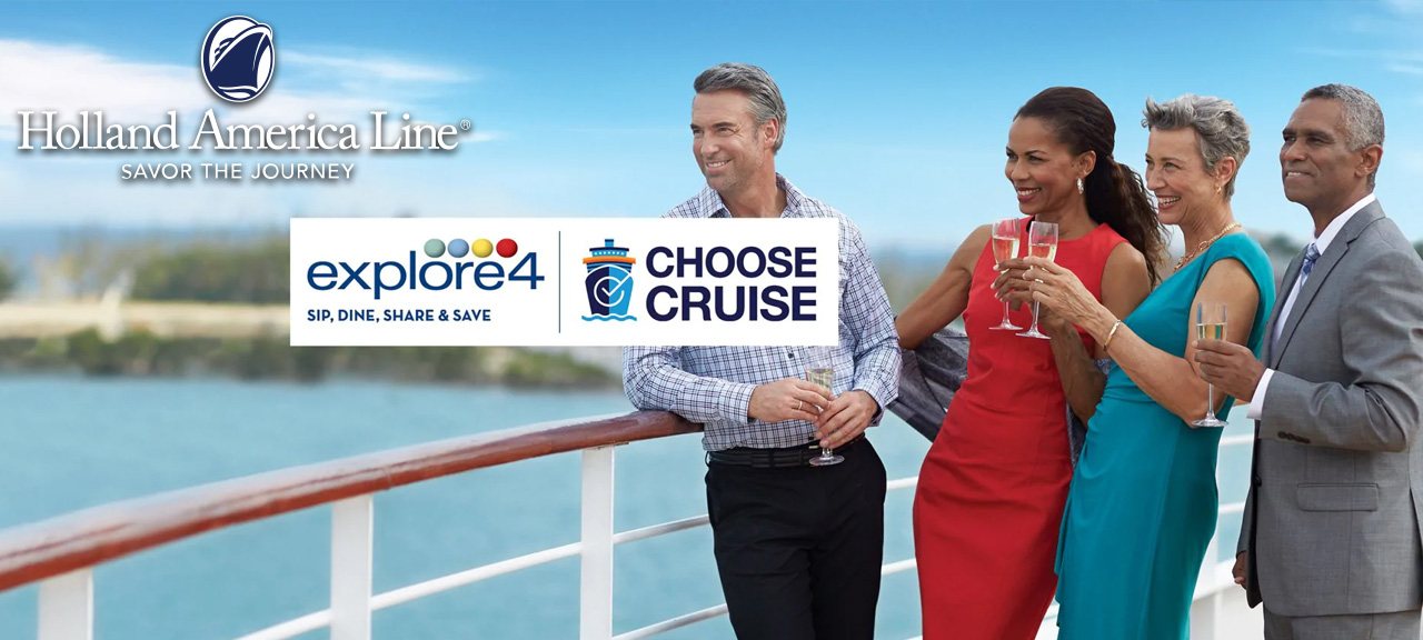 Up to 40 Off 3rd & 4th Guests with Holland America November 2024