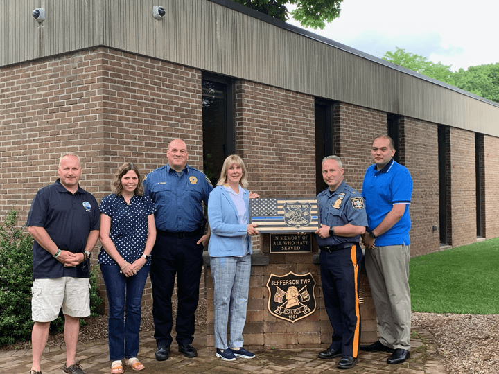 Morris Plains Police Department Proudly Displays New Plaque Morris Focus