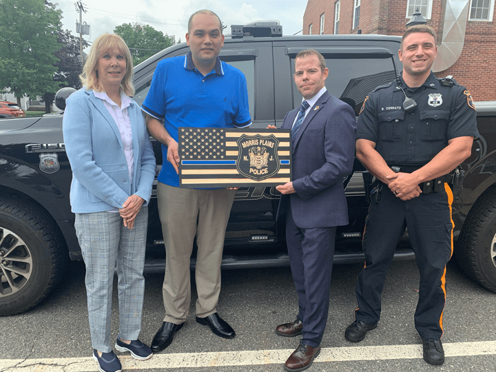 Morris Plains Police Department Proudly Displays New Plaque Morris Focus