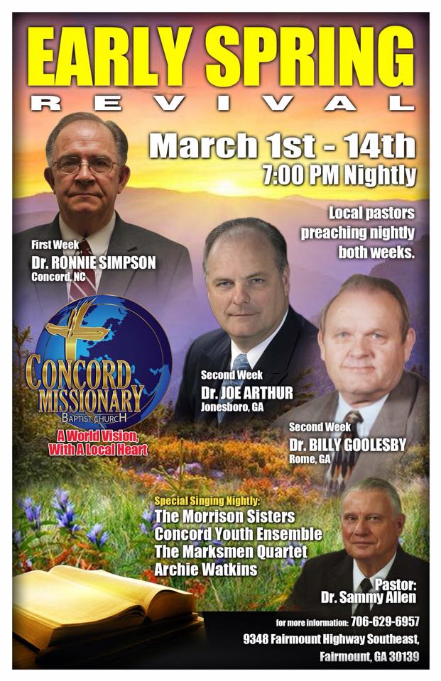 Revival Time at Concord! The Morrison Sisters