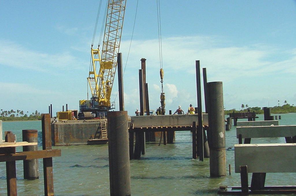 Marine Installations Foundation Construction MorrisShea deep foundation