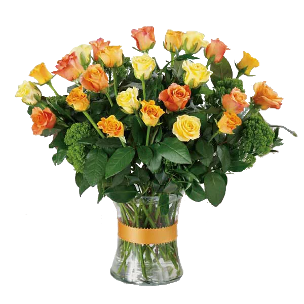 Gold 'N Rosy Flower Delivery by Morrow Florist