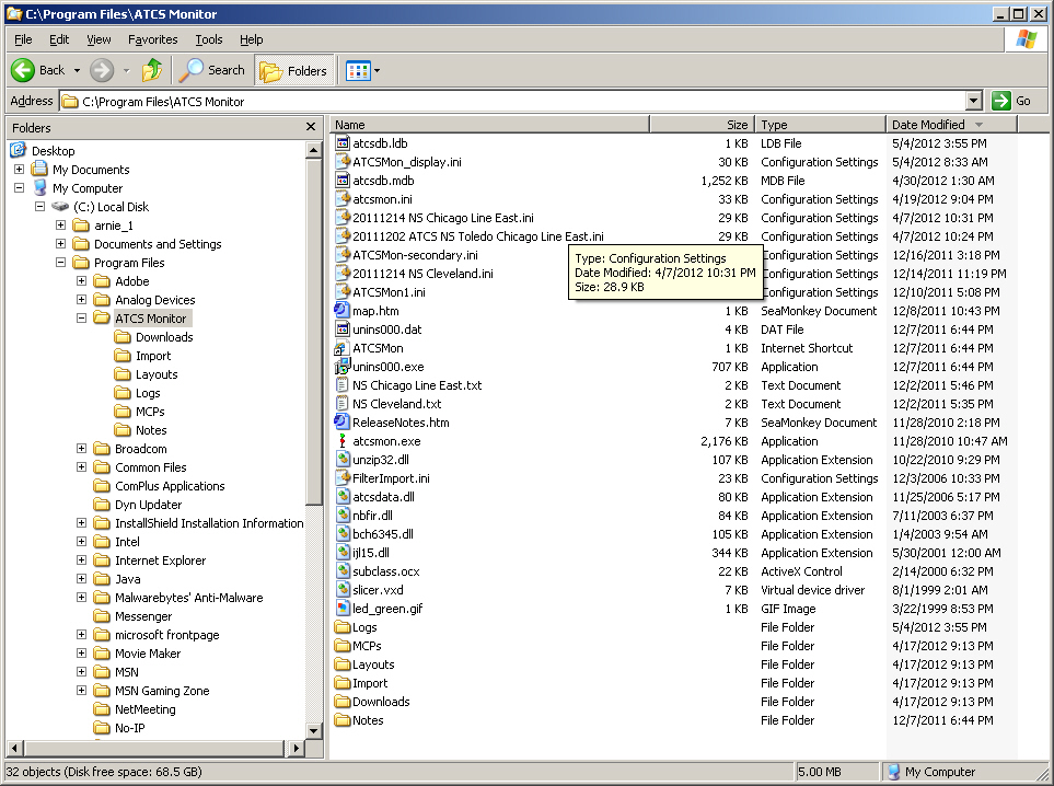 How to set up ATCS monitoring