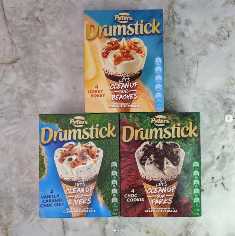 Review Peters Clean Up Australia Drumsticks Morsels & The Shelf Life