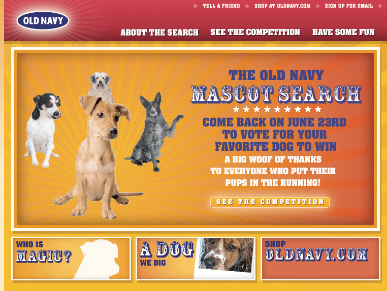 Old Navy works magic with mascot search MortarBlog