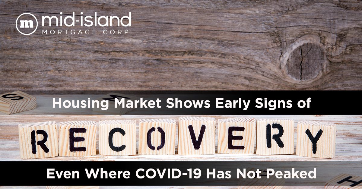 NEWS Housing Market Shows Early Signs of Recovery, Even Where COVID19