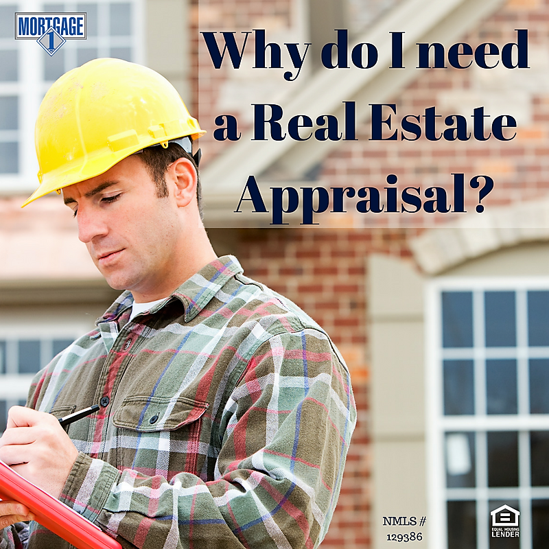Why do I need a Real Estate Appraisal? Mortgage 1 Inc.