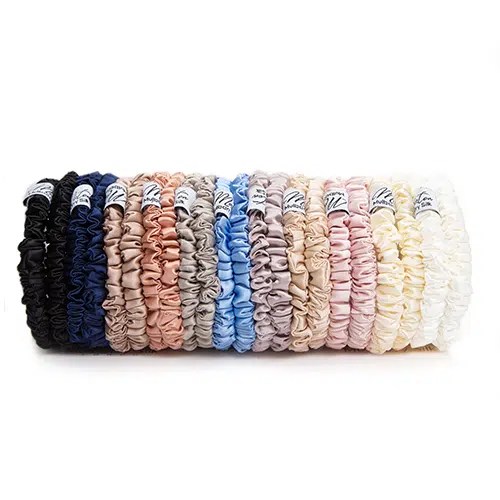 Skinny Silk Scrunchies Morton Mulberry Silk