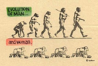 Evolution of man and woman