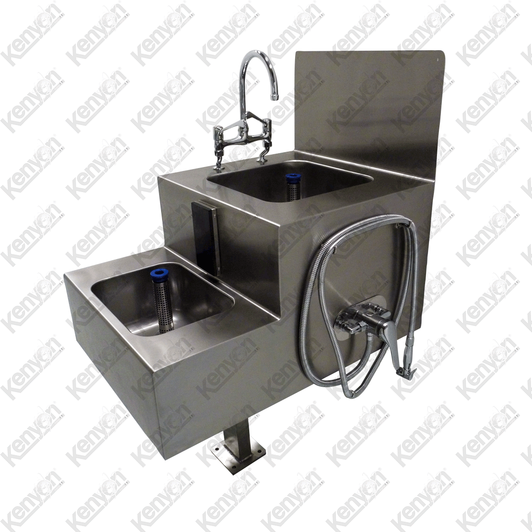 Double Embalming Sink Unit Mortuary Equipment