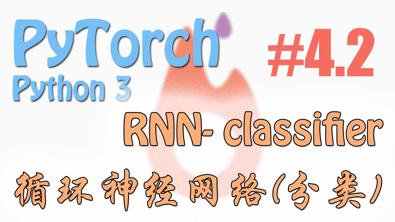 RNN 循环神经网络 (分类) PyTorch 莫烦Python