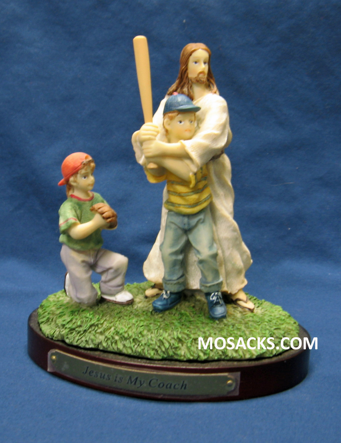 "Jesus Is My Coach" Baseball Figurine 13975