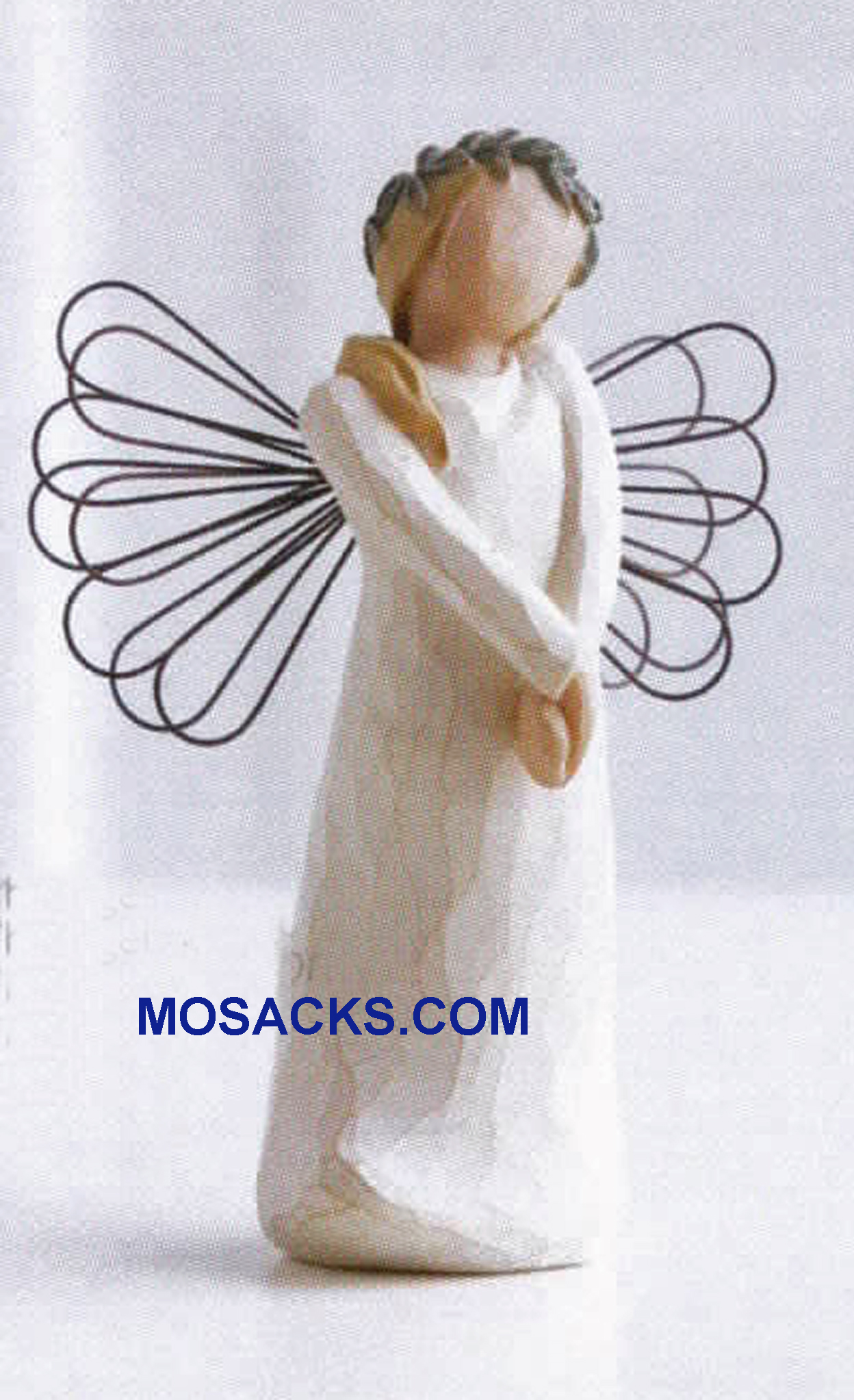Willow Tree Angels Celebrate With joyful anticipation 26108 Willow Tree Angel with Wreath head