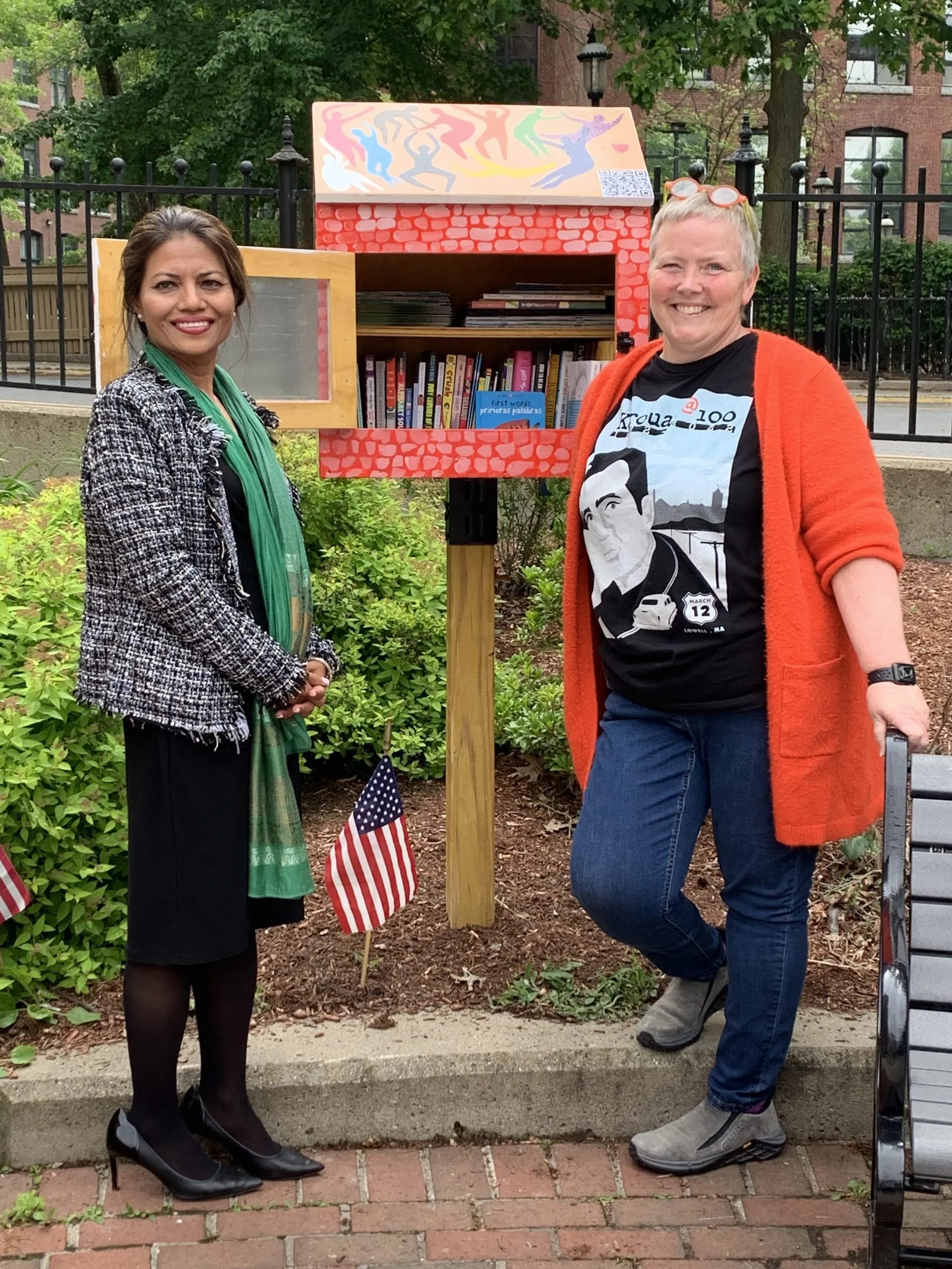 PRIDE books for the Downtown Lowell Little Library Mosaic Lowell